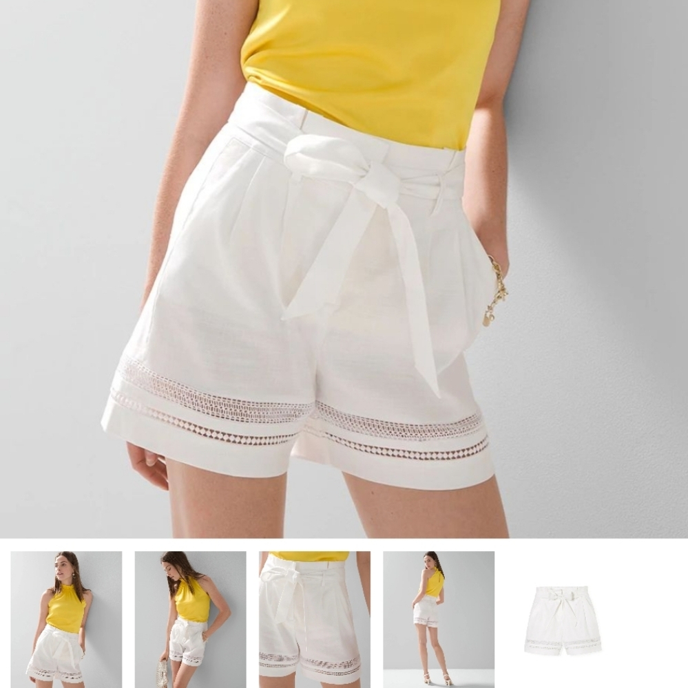 Whbm size 2 white shorts